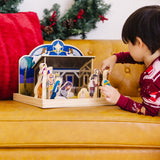Wooden Christmas Nativity Set T9