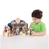 Wooden Christmas Nativity Set T9