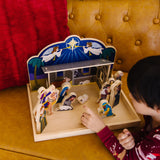 Wooden Christmas Nativity Set T9