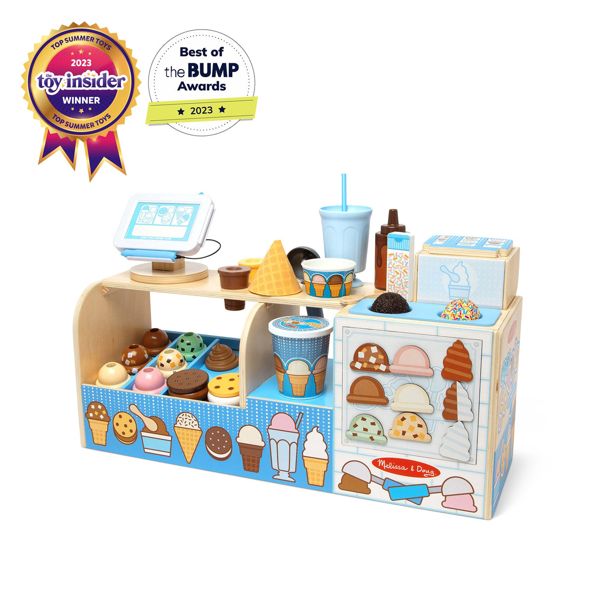 Wooden Cool Scoops Ice Creamery K5
