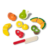 Wooden Cutting Fruit Play Food V9