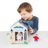 Wooden Doorbell House E6
