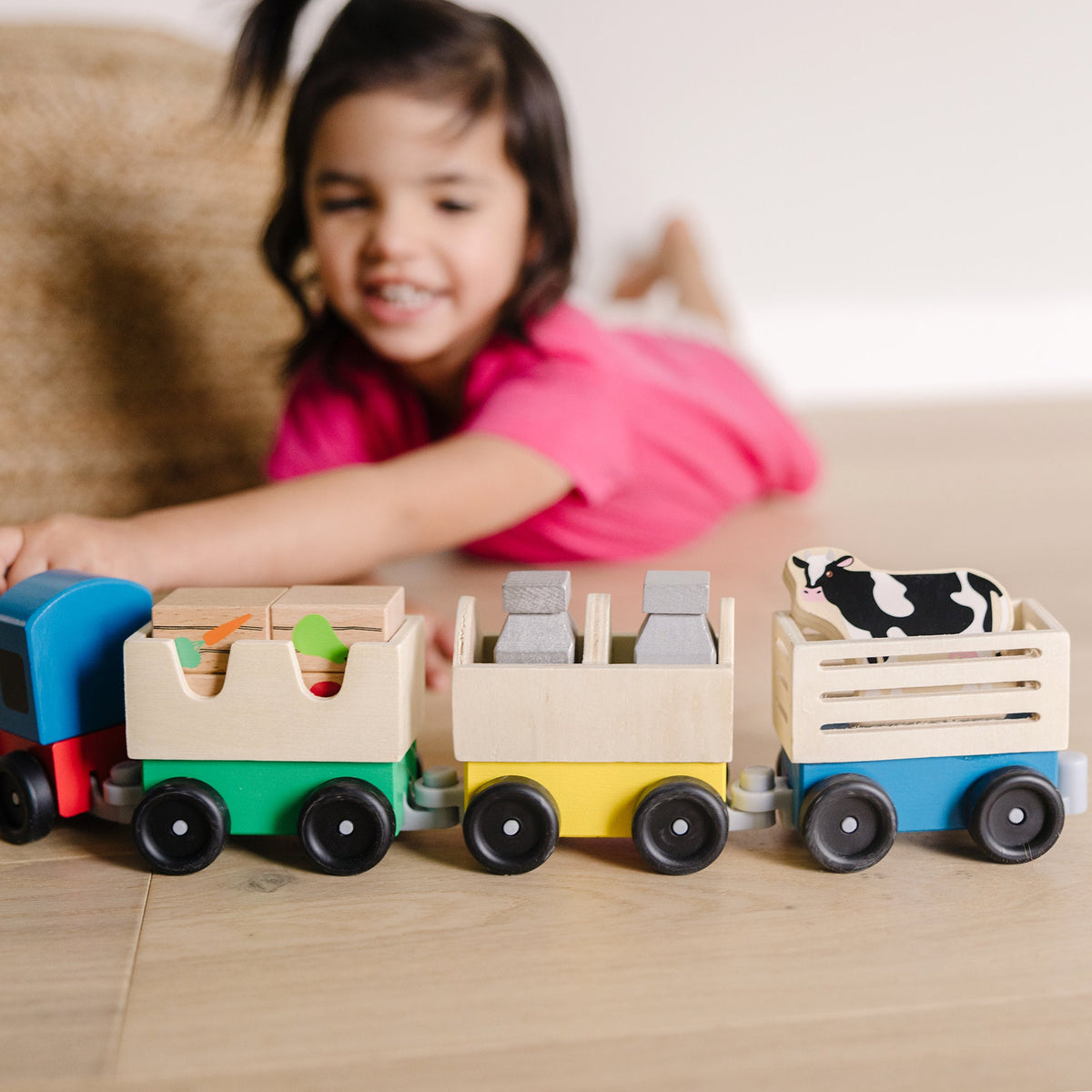 Wooden Farm Train L7