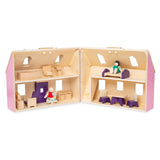 Wooden Fold & Go Dollhouse M4