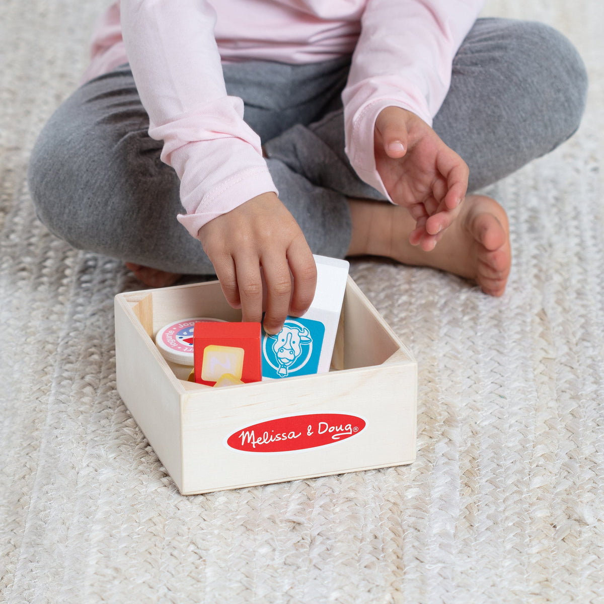 Wooden Food Groups Play Set – Dairy W9
