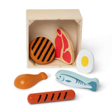 Wooden Food Groups Play Set – Protein E0