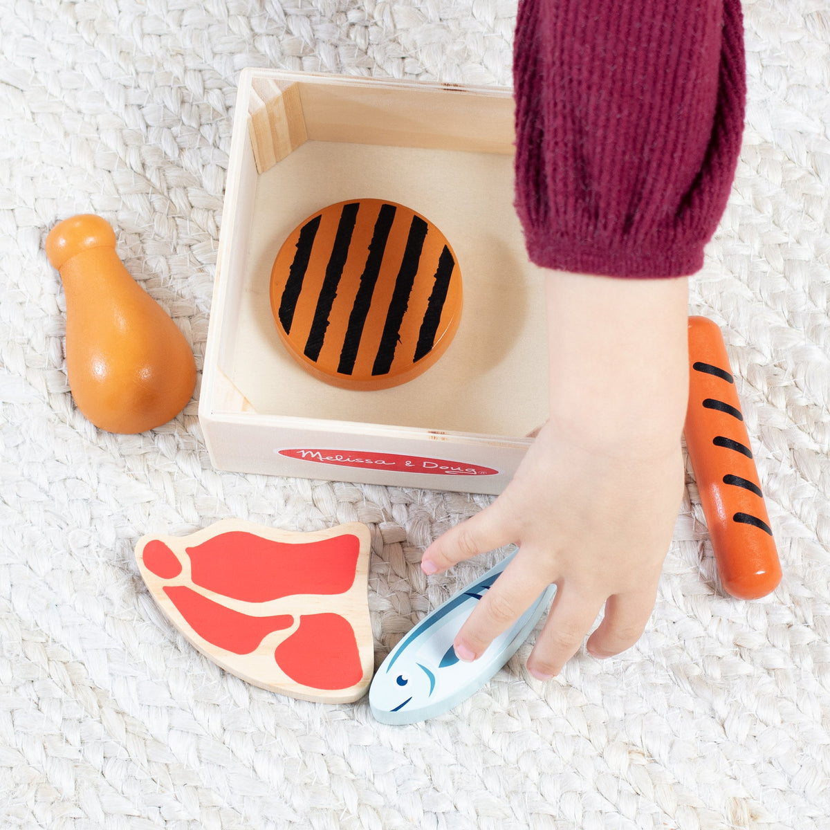 Wooden Food Groups Play Set – Protein E0