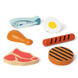 Wooden Food Groups Play Set – Protein E0