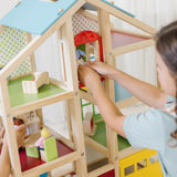 Wooden Hi-Rise Dollhouse K4