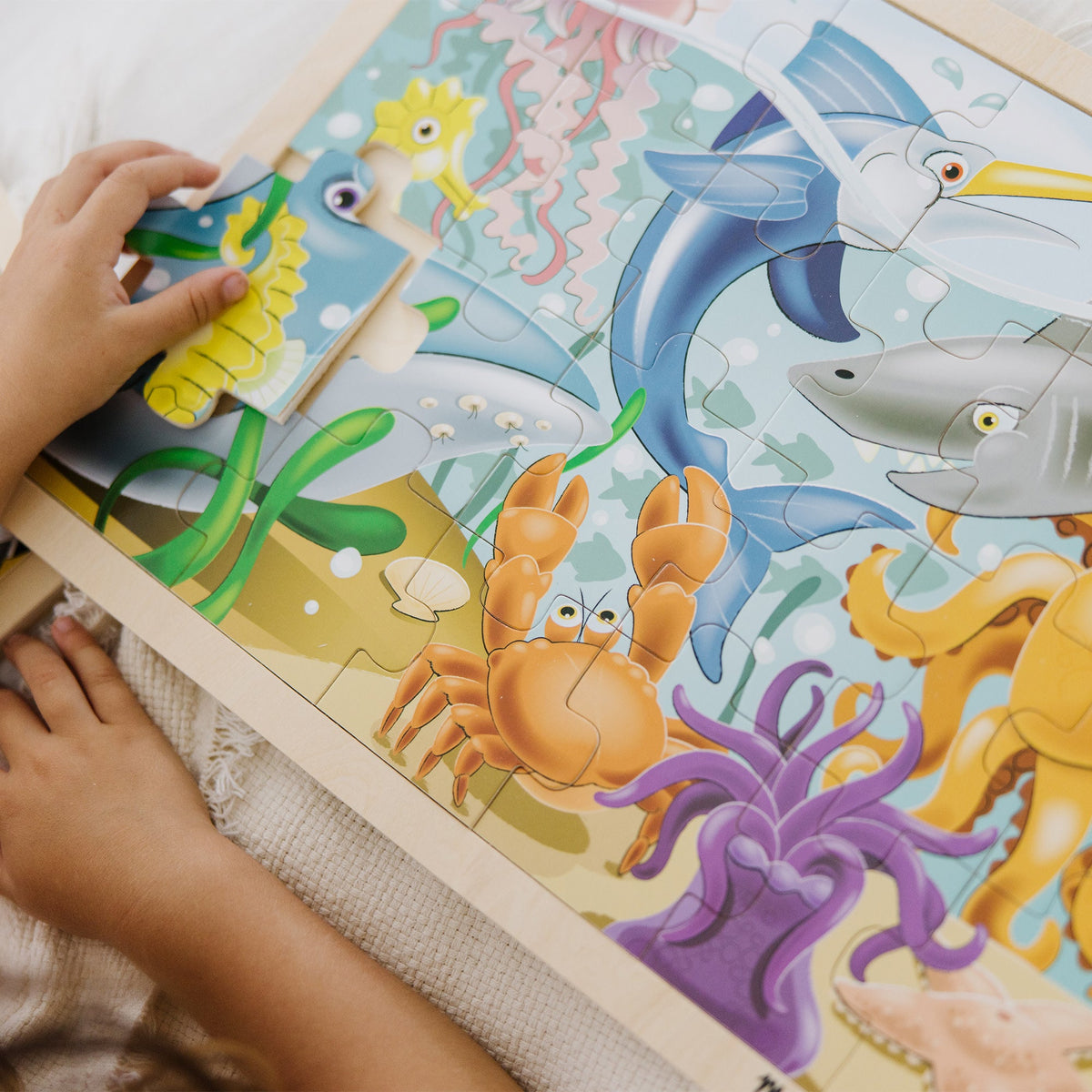 Wooden Jigsaw Puzzle - Under the Sea - 24 Pieces C5