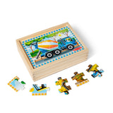 Wooden Jigsaw Puzzles in a Box - Construction N8