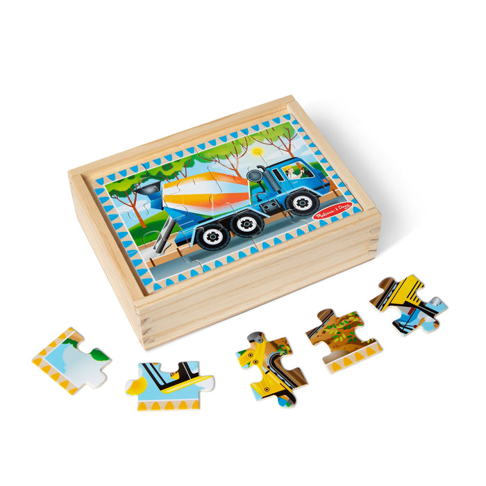 Wooden Jigsaw Puzzles in a Box - Construction N8