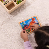 Wooden Jigsaw Puzzles in a Box - Dinosaurs O6