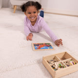 Wooden Jigsaw Puzzles in a Box - Dinosaurs O6