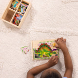 Wooden Jigsaw Puzzles in a Box - Dinosaurs O6