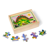 Wooden Jigsaw Puzzles in a Box - Dinosaurs O6