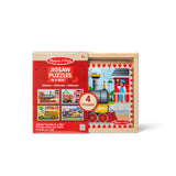 Wooden Jigsaw Puzzles in a Box - Vehicles E6