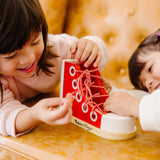 Wooden Lacing Shoe O8