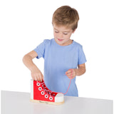 Wooden Lacing Shoe O8