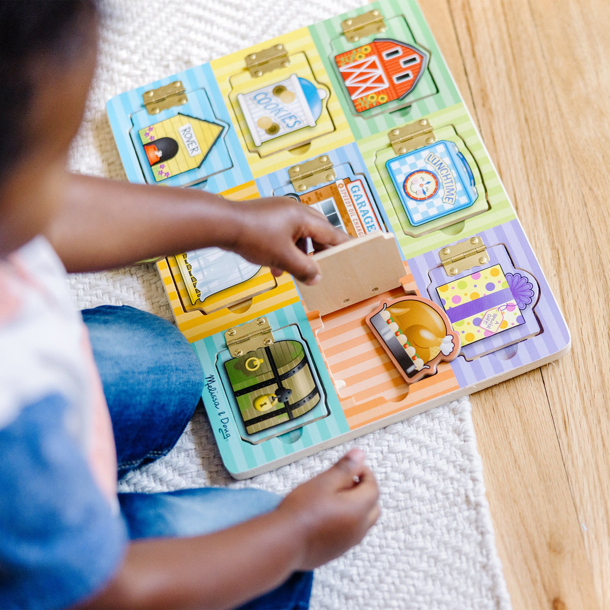Wooden Magnetic Hide & Seek Board P3