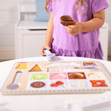Wooden Magnetic Ice Cream Puzzle & Play Set - 16 Pieces S2
