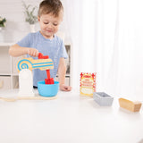 Wooden Make-a-Cake Mixer Set H8