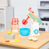 Wooden Make-a-Cake Mixer Set H8