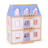 Wooden Multi-Level Dollhouse Z3