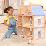 Wooden Multi-Level Dollhouse Z3