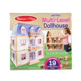 Wooden Multi-Level Dollhouse Z3
