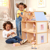 Wooden Multi-Level Dollhouse Z3