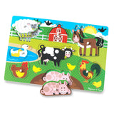 Wooden Peg Puzzle 4-Pack – Vehicles, Farm, Safari, Pets E1