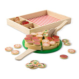 Wooden Pizza Party Play Set Q8