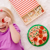 Wooden Pizza Party Play Set Q8