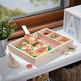 Wooden Pizza Party Play Set Q8