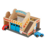 Wooden Service Station Parking Garage U9