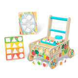 Wooden Shape Sorting Grocery Cart A2