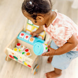 Wooden Shape Sorting Grocery Cart A2