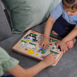 Wooden Sound Puzzle 2-Pack – Farm Animals, Vehicles L3