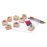 Wooden Stamp Set - Dinosaurs E1