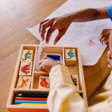 Wooden Stamp Set - Dinosaurs E1