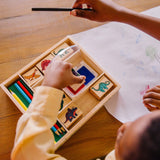 Wooden Stamp Set - Dinosaurs E1