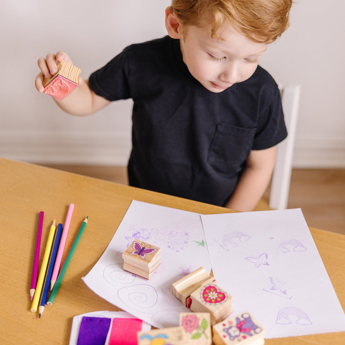 Wooden Stamp Set - Friendship T0