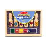 Wooden Stamp Set - Happy Handles O3