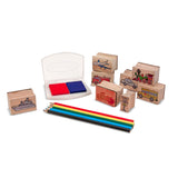 Wooden Stamp Set - Vehicles U1