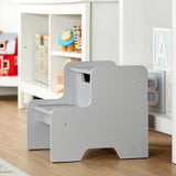 Wooden Step Stool – Gray J8