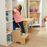 Wooden Step Stool - Natural M6