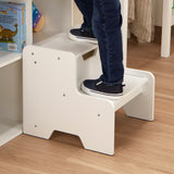 Wooden Step Stool - White W3