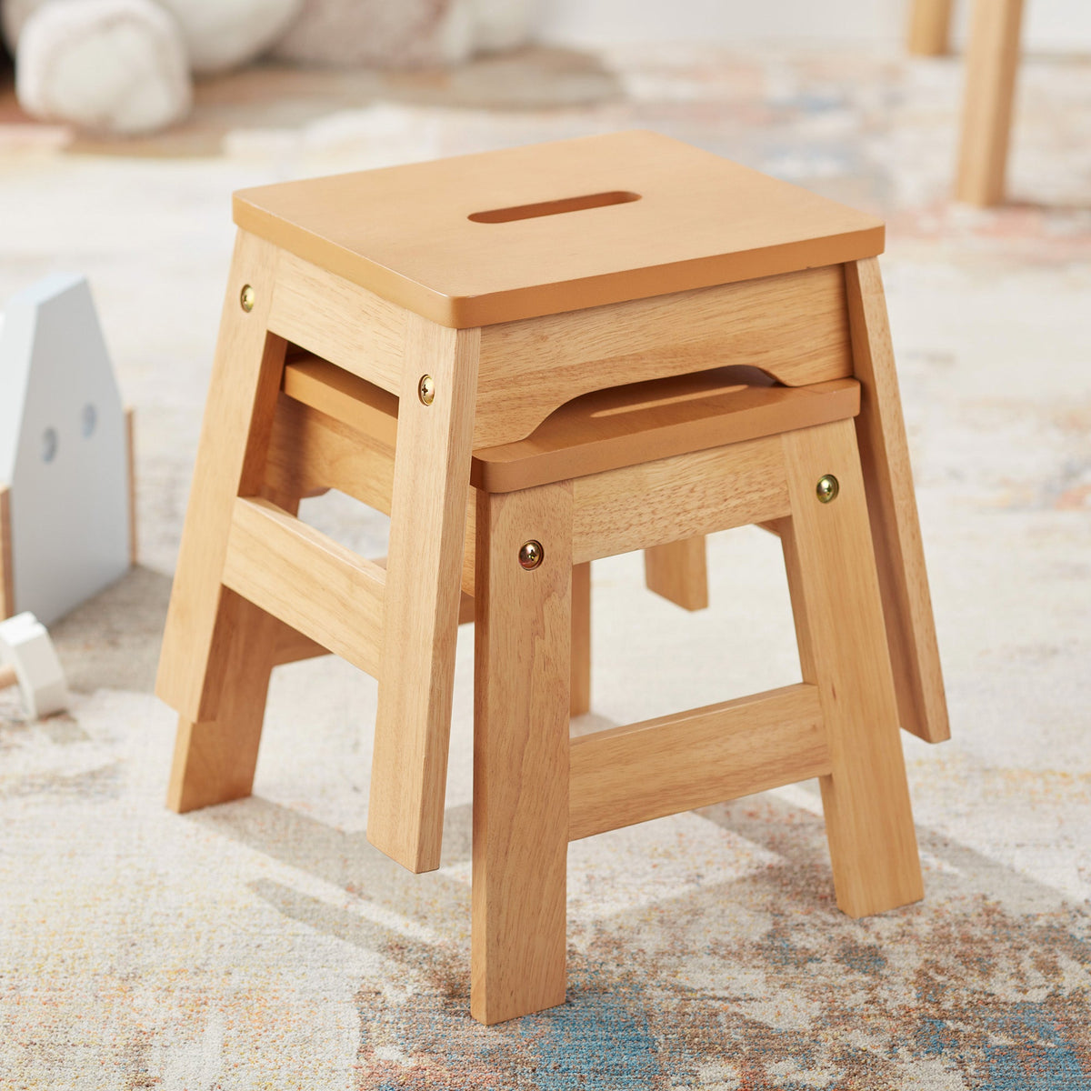 Wooden Stools – Set of 2 G9