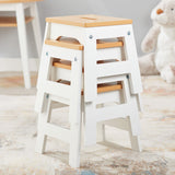 Wooden Stools – Set of 4 O4